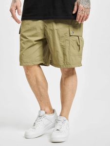 Pantalones cortos casuales Urban Classics para hombre con cordón ajustable y bolsillos, 97 g/m², color beige.