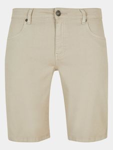 Stylish Urban Classics men's stretch jeans with zip pockets, cotton, beige