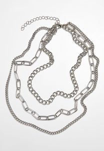 modernes URBAN CLASSICS Unisex Kette Ketten-Detail Silber