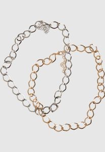 bequemes Urban Classics Unisex Kette Ketten-Detail Gold/Silber