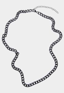 lässiges URBAN CLASSICS Unisex Kette Ketten-Detail Schwarz