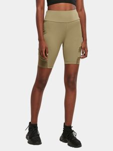 bequeme Urban Classics Damen Hose Stretch Slim Fit 210 g/m² Beige