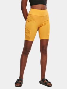 bequeme Urban Classics Damen Hose Stretch Slim Fit 210 g/m² Gelb