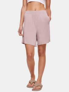 bequeme Urban Classics Damen Shorts Taschen 200 g/m² Alt-Rosa