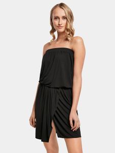 Lightweight Urban Classics women's dress, stretch fabric, 170 g/m², black