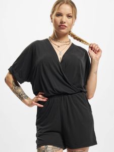 leichtes Urban Classics Damen Kleid Taschen Oversize 200 g/m² Schwarz