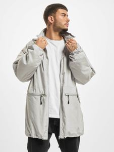 Giacca da uomo Urban Classics funzionale con cerniere e tasche, 78 g/m², grigia