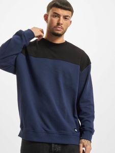 lässiges Urban Classics Herren Sweatshirt 300 g/m² mit Baumwolle Blau/Schwarz