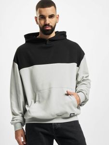 Sudadera con capucha cómoda para hombre de URBAN CLASSICS, 300 g/m², algodón, gris/negro.