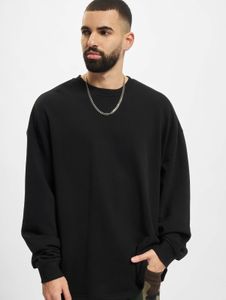 modernes Urban Classics Herren Sweatshirt Rippbündchen Oversize 305 g/m² Schwarz