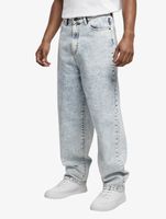 Moderne URBAN CLASSICS Herren Baggy Jeans aus Baumwolle – Weit geschnittene Denim Hose in Hellblau