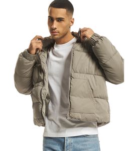 Chaqueta moderna para hombre URBAN CLASSICS con cremalleras, bolsillos, 96 g/m², gris.