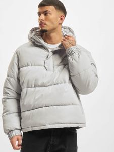 Functional URBAN CLASSICS men's jacket, large hood, zip closure, 96 g/m², grey