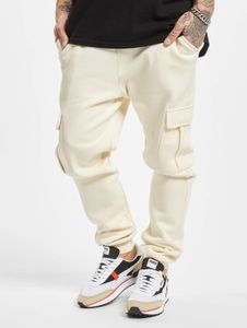 Casual Urban Classics men's jeans with drawstring and pockets, 300 g/m² cotton, ecru-white