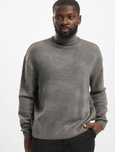 Casual Urban Classics Men's Sweatshirt, Stretch Ribbed Cuffs, Oversized, Grey