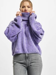 lässiges Urban Classics Damen Sweatshirt Oversize Violett