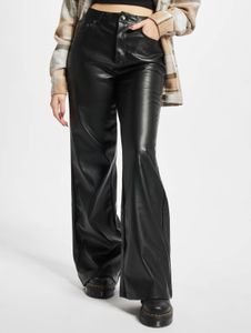 moderne Urban Classics Damen Jeans Reißverschluss Taschen 225 g/m² Schwarz