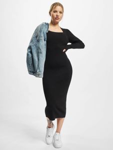 leichtes Urban Classics Damen Kleid Oversize 245 g/m² Schwarz
