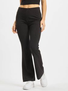 lässige Urban Classics Damen Jeans Stretch Slim Fit 230 g/m² Schwarz/Weiß