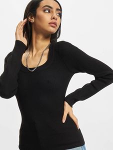 bequemes URBAN CLASSICS Damen Sweatshirt Oversize 245 g/m² Schwarz