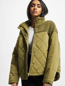 Veste femme Simple Urban Classics avec fermetures éclair et poches, 96 g/m², vert olive