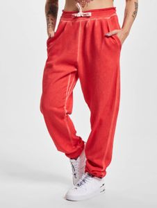 lässige Urban Classics Damen Hose Kordelzug Taschen 280 g/m² mit Baumwolle Rot