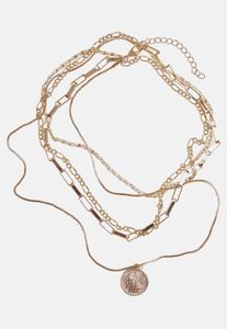 modernes Urban Classics Unisex Kette Ketten-Detail Gold