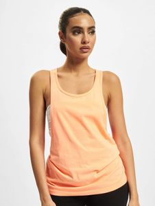 Camiseta deportiva Urban Classics para mujer, 140 g/m², de algodón naranja.