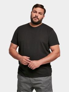 bequemes Urban Classics Herren T-Shirt Stretch Slim Fit 180 g/m² mit Baumwolle Schwarz