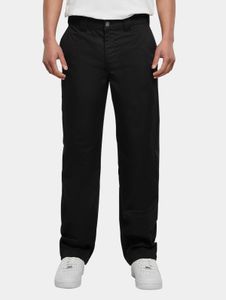 lässige URBAN CLASSICS Herren Jeans Reißverschluss Taschen 240 g/m² mit Baumwolle Schwarz