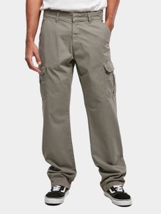 lässige URBAN CLASSICS Herren Jeans Straight Fit Taschen 320 g/m² mit Baumwolle Grau