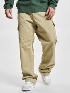 lässige Urban Classics Herren Jeans Straight Fit Reißverschluss Taschen mit Baumwolle Beige