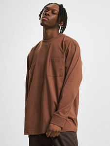 lässiges Urban Classics Herren Sweatshirt Oversize 220 g/m² mit Baumwolle Braun
