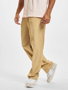 lässige URBAN CLASSICS Herren Jeans Straight Fit Reißverschluss Taschen Beige