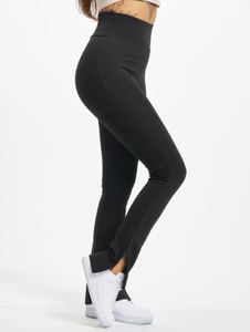 lässige URBAN CLASSICS Damen Hose Stretch 270 g/m² mit Baumwolle Schwarz