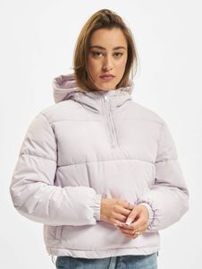 funktionale Urban Classics Damen Jacke Kordelzug Reißverschluss 96 g/m² Hell-Violett
