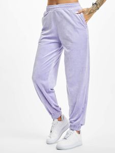 moderne Urban Classics Damen Hose Stretch Kordelzug Taschen Violett