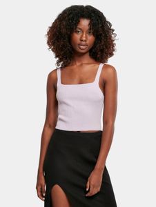 lässiges Urban Classics Damen T-Shirt Slim Fit 12 g/m² Violett