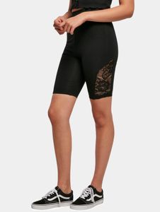 lässige Urban Classics Damen Hose Stretch 225 g/m² mit Baumwolle Schwarz