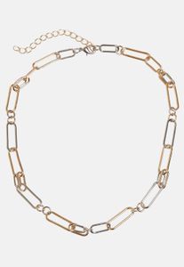 vielseitiges Urban Classics Unisex Kette Ketten-Detail 17 g/m² Gold/Silber