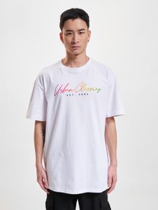 sportliches Urban Classics Herren T-Shirt Oversize 220 g/m² mit Baumwolle Weiß