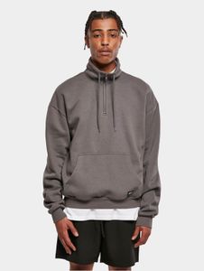 Sweat-shirt homme Soft Urban Classics, gris, avec cordon de serrage et fermeture éclair, 305 g/m².