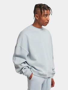 modernes Urban Classics Herren Sweatshirt Rippbündchen 300 g/m² mit Baumwolle Pastell-Blau