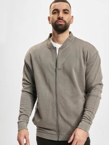 moderne Urban Classics Herren Jacke Reißverschluss Taschen 300 g/m² mit Baumwolle Grau