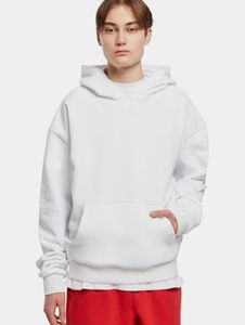bequemer Urban Classics Herren Hoodie Kordelzug Kapuze 460 g/m² mit Baumwolle Weiß