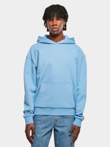 Sweat à capuche confortable Urban Classics pour homme, avec cordon de serrage, 460 g/m² coton, bleu