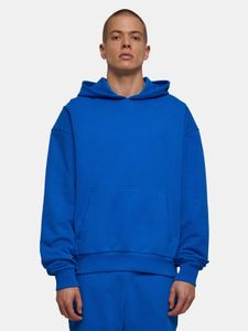 lässiger URBAN CLASSICS Herren Hoodie 460 g/m² mit Baumwolle Blau