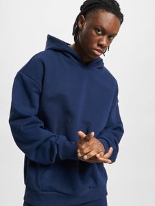 Sudadera con capucha cómoda para hombre de URBAN CLASSICS, 460 g/m², algodón, azul.