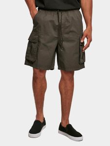 Pantaloncini da uomo Urban Classics leggeri con coulisse e chiusura in velcro, 200 g/m² di cotone, grigi