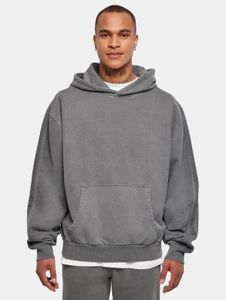 Sudadera con capucha para hombre Modern Urban Classics, punto acanalado con puños acanalados, 470 g/m², algodón, gris.
